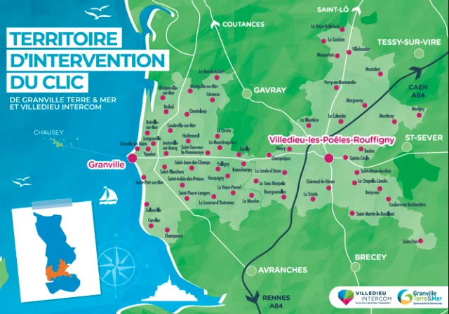 Territoire d'intervention du CLIC